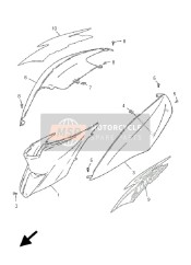 3D4F173F6000, Aufkleber 2, Yamaha, 0